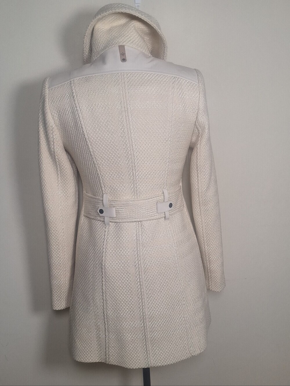 Mackage GIA Wool With Leather Trim Coat Size XS - Picture 6 of 13